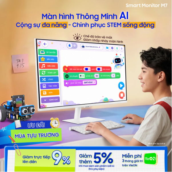 Bí quyết chọn màn hình bảo vệ mắt và cột sống cho con trong năm học mới - Ảnh 3. Bí quyết chọn màn hình bảo vệ mắt và cột sống cho con trong năm học mới - Ảnh 3.