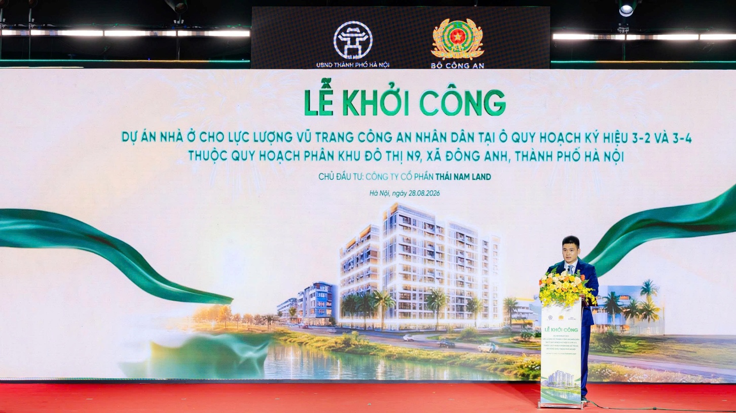 Khởi công Dự án nhà ở cho lực lượng vũ trang Công an nhân dân tại Đông Anh - Ảnh 2. Khởi công Dự án nhà ở cho lực lượng vũ trang Công an nhân dân tại Đông Anh - Ảnh 2.