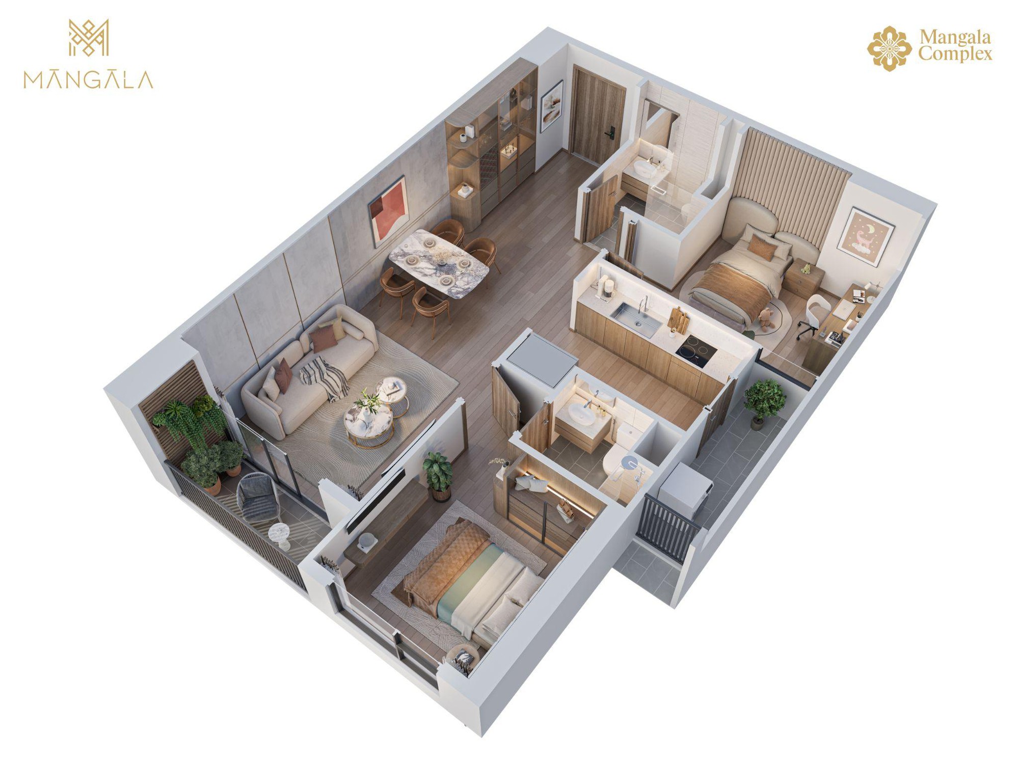 Xu hướng mới tại Bắc Ninh: Căn hộ 2 phòng ngủ hấp dẫn trong cuộc đua dòng tiền - Ảnh 2. Xu hướng mới tại Bắc Ninh: Căn hộ 2 phòng ngủ hấp dẫn trong cuộc đua dòng tiền - Ảnh 2.