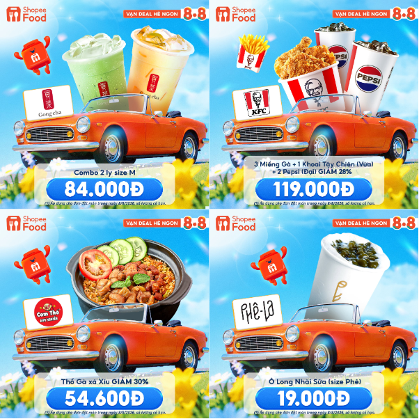 Điểm danh top những deal món ngon đáng tiền trên ShopeeFood dịp 8/8 - Ảnh 2.