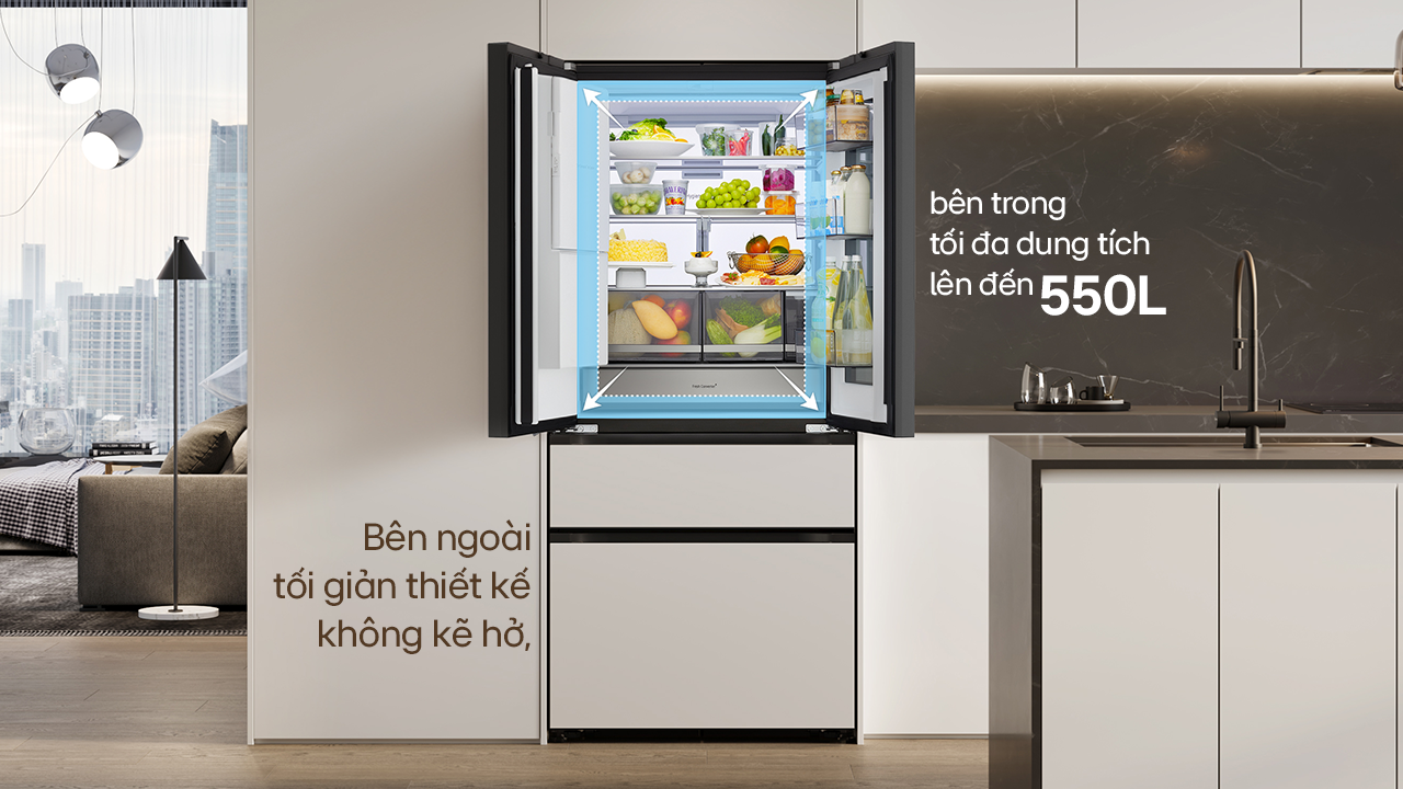 ‏Xu hướng tủ lạnh 2026: Tối giản thiết kế, tối đa sức chứa‏ - Ảnh 1.
