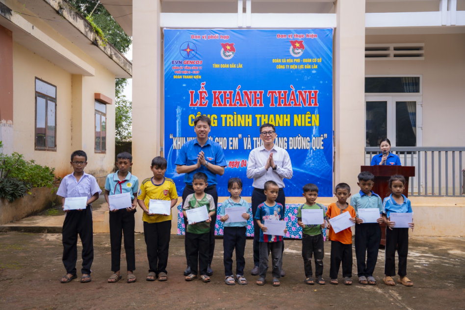 EVNGENCO3 bàn giao công trình an sinh xã hội tại tỉnh Đắk Lắk- Ảnh 1. EVNGENCO3 bàn giao công trình an sinh xã hội tại tỉnh Đắk Lắk- Ảnh 1.
