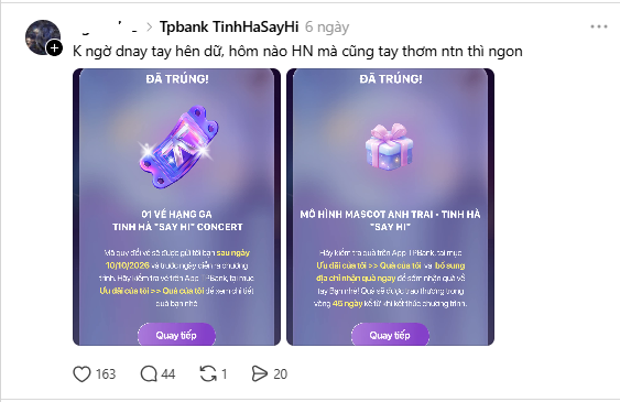 Đặc quyền VVIP lộ diện: TPBank mở lối đưa fan thẳng tiến đ&ecirc;m Chung kết Tinh H&agrave; &ldquo;Say Hi&rdquo;- Ảnh 3.