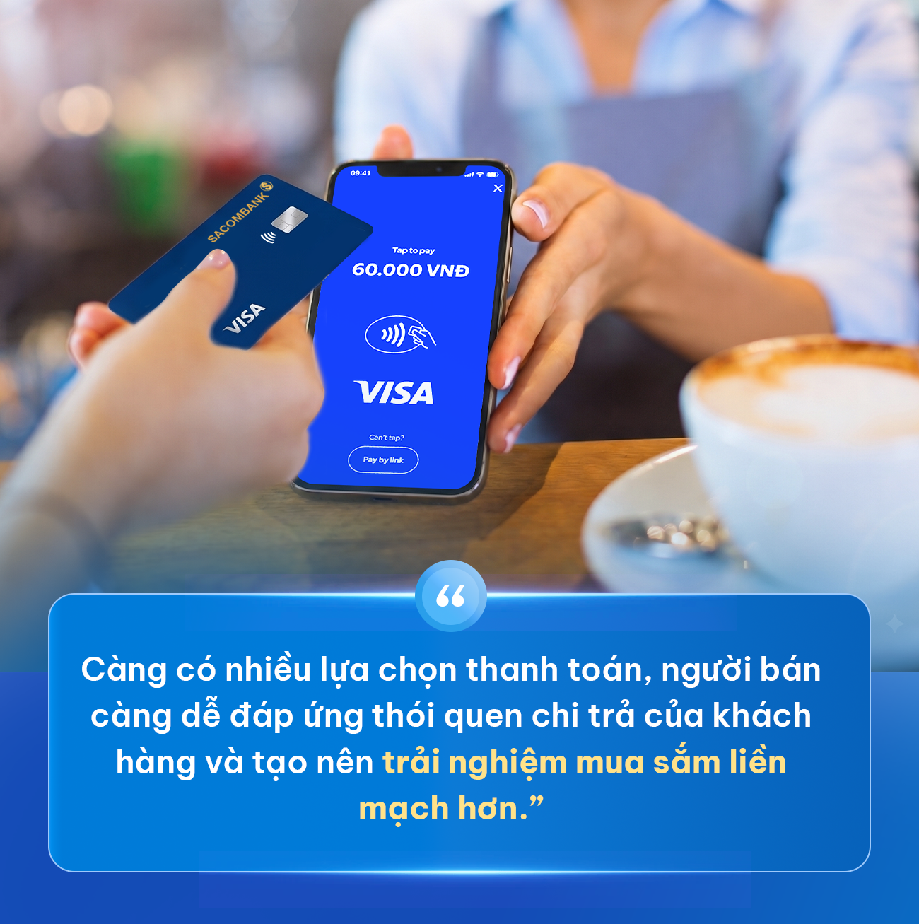 ‏Điện thoại trong tay, linh hoạt nhận thanh toán cùng SACOMBANK PAY - Ảnh 4.
