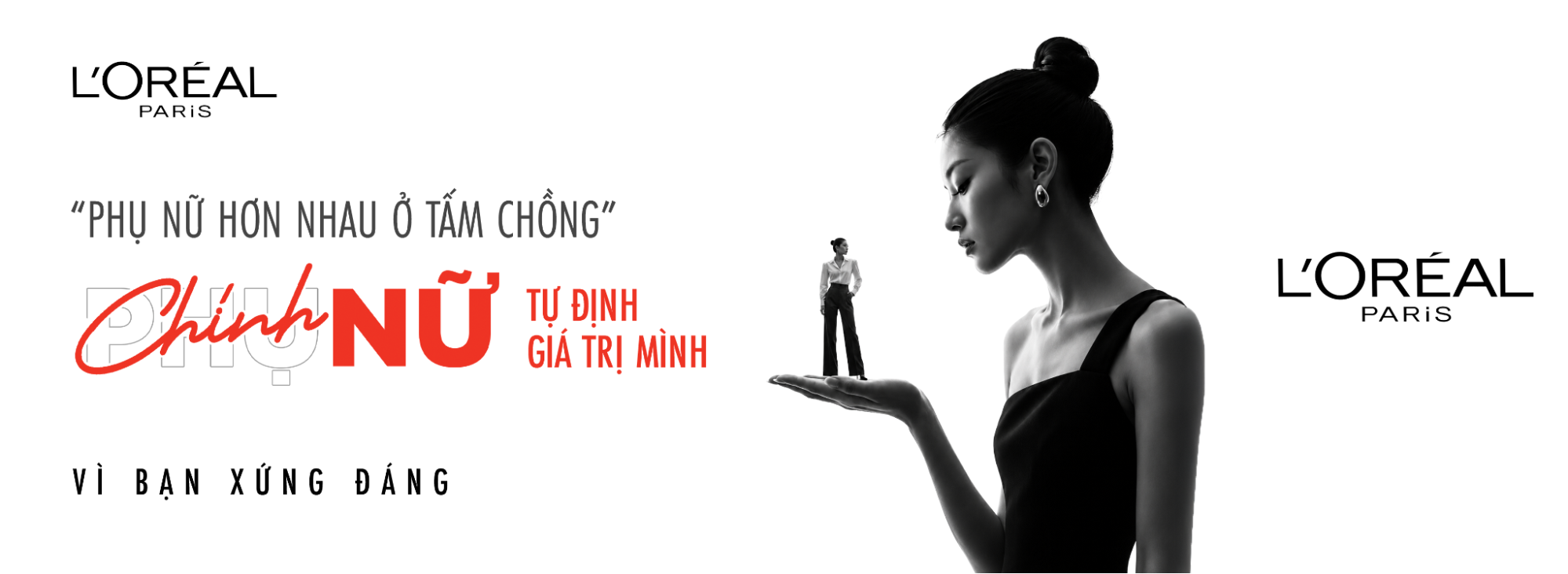 Key visual Chính Nữ: “Phụ nữ hơn nhau ở tấm chồng”