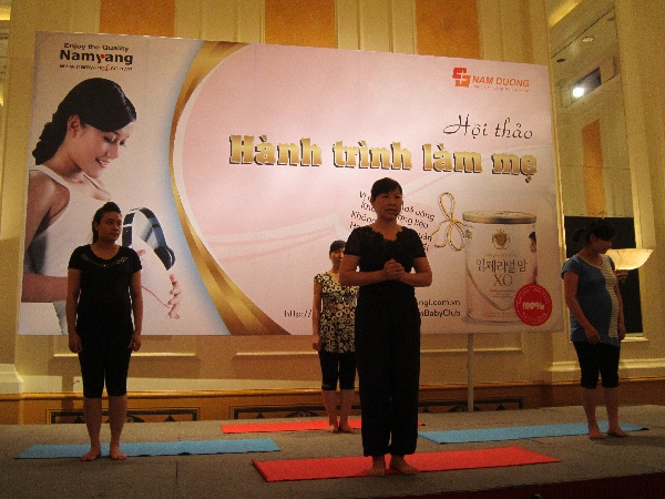 Lợi &iacute;ch từ việc tập Yoga cho thai phụ 1