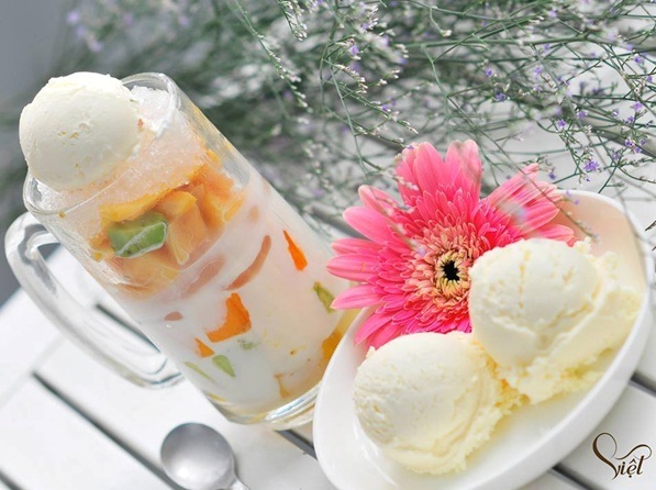 Gh&eacute; thăm qu&aacute;n ch&egrave; tr&aacute;i c&acirc;y m&ecirc; mẩn thực kh&aacute;ch S&agrave;i G&ograve;n 3