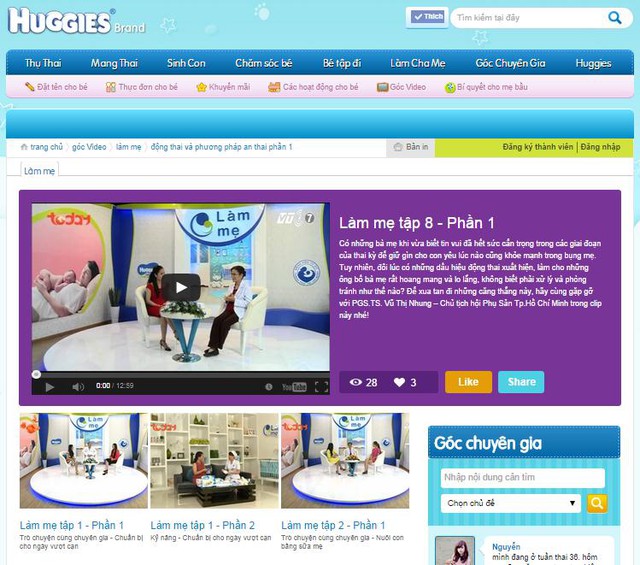 Học &ldquo;L&agrave;m mẹ&rdquo; qua truyền h&igrave;nh với c&aacute;c b&aacute;c sĩ Bệnh viện Từ Dũ 2