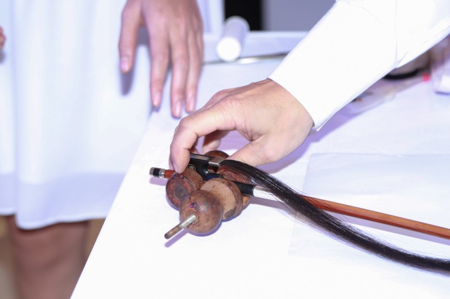 Sợi t&oacute;c chơi đ&agrave;n li&ecirc;n tục trong 4 giờ kh&ocirc;ng đứt x&aacute;c lập kỷ lục Guinness 2