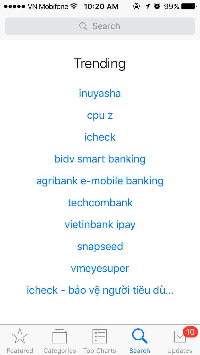InuYasha là từ khóa được tìm kiếm nhiều nhất trên Appstore trong ngày ra mắt