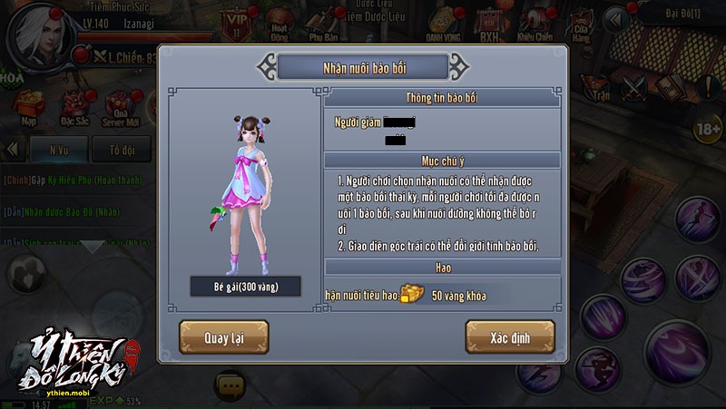 Nuôi dưỡng Bảo Bảo, thỏa sức chiến đấu