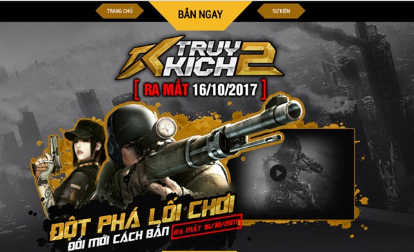 Truy Kích 2 thay đổi logo và diện mạo trang chủ mới tại http://truykich.vn