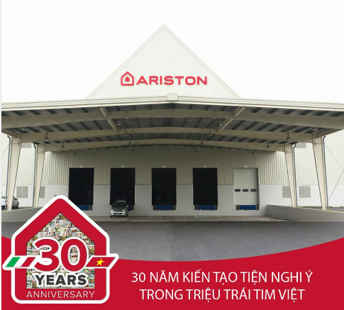 Bình nước nóng Ariston – thương hiệu Ý tỏa sáng trên đất Việt - Ảnh 1. Bình nước nóng Ariston – thương hiệu Ý tỏa sáng trên đất Việt - Ảnh 1.