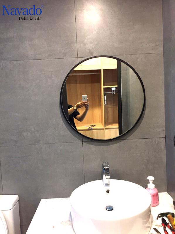 Các mẫu gương phòng tắm nghệ thuật độc đáo nhất hiện nay - Ảnh 6.