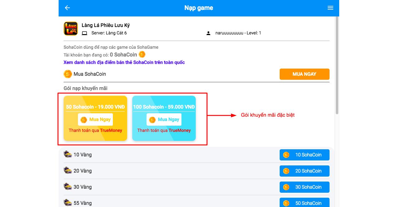 Thẻ game giá rẻ, giảm giá đặc biệt 50% SohaCoin tại TrueMoney - Ảnh 3.
