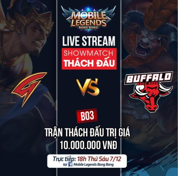 GoD Gaming gạ kèo thách đấu Mobile Legends Bang Bang VNG với Buffalo Esports trị giá 10 triệu VNĐ - Ảnh 1.