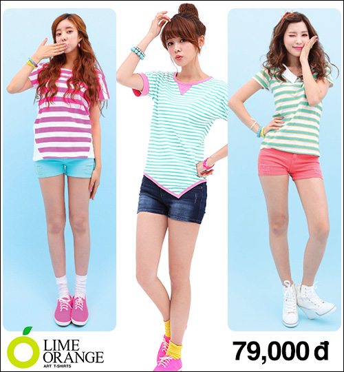 Giảm giá xả hàng, áo Lime Orange chỉ còn 79.000đ