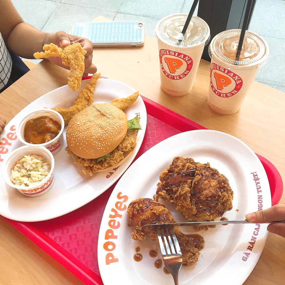 Hệ thống Popeyes - Dealtoday.vn