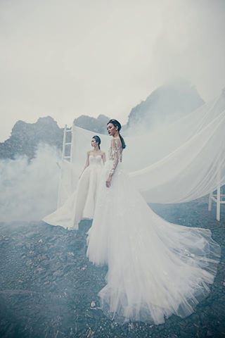 Về Ninh Bình, nhìn ngắm BST đầy ma mị của Hacchic Bridal - Ảnh 1.