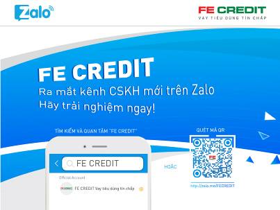 FE CREDIT ra mắt kênh chăm sóc khách hàng trực tuyến trên nền tảng Zalo - Ảnh 1.