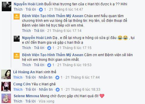 X&ocirc;n xao trước th&ocirc;ng tin Hari Won l&agrave;m đại diện h&igrave;nh ảnh cho Bệnh viện thẩm mỹ Asean - Ảnh 2.