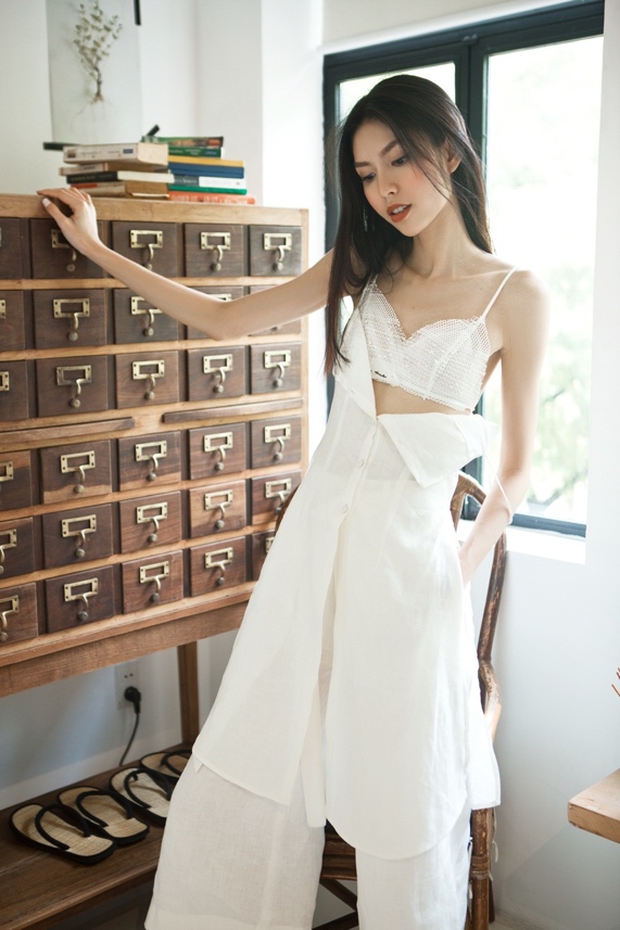 Team Sang (Next Top) bất ngờ đẹp đến nao lòng với sắc trắng - Ảnh 4.