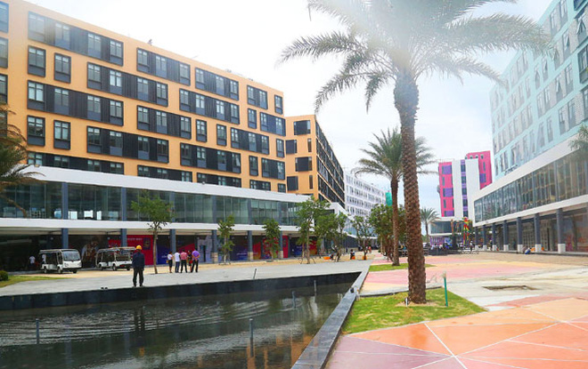 Một góc khu Boutique Hotel đã hoạt động ở Cocobay.