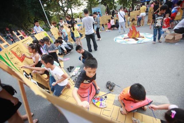 Lễ hội nghệ thuật trẻ em đặc sắc mừng sự kiện APEC thành công - Ảnh 2.
