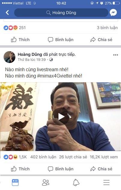 Dàn diễn viên Người phán xử rủ nhau livestream bằng 4G - Ảnh 1.