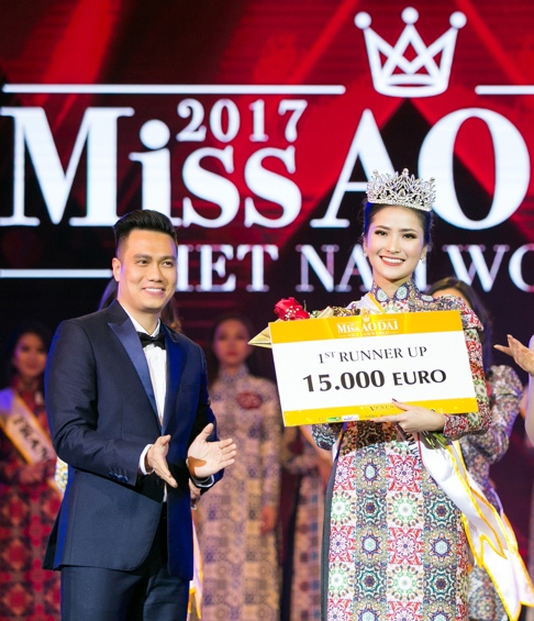 Đang thi Hoa hậu Hoàn vũ VN, Bùi Quỳnh Hoa bất ngờ đăng quang “Miss Áo Dài Việt Nam World” - Ảnh 6.