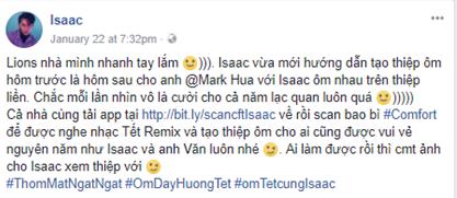 Hot: Phản ứng của Hứa Vĩ Văn v&agrave; Isaac trước h&igrave;nh ảnh cả hai đang &ldquo;trao &ocirc;m&rdquo; trước Tết - Ảnh 4.
