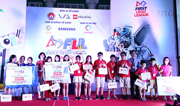 Sôi động chung kết toàn quốc cuộc thi “Khoa Học Ứng Dụng First Lego League 2018” - Ảnh 7.