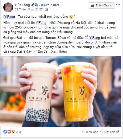 YIFANG Taiwan Fruit tea – Thương hiệu trà đang gây sốt cộng đồng mạng - Ảnh 7.