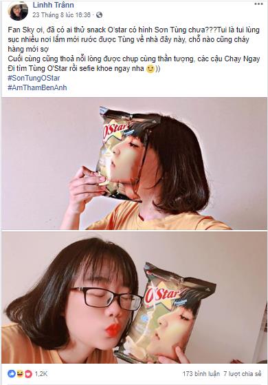 Giới trẻ hào hứng với trào lưu chụp ảnh cùng gói snack phiên bản Sơn Tùng M-TP - Ảnh 8.