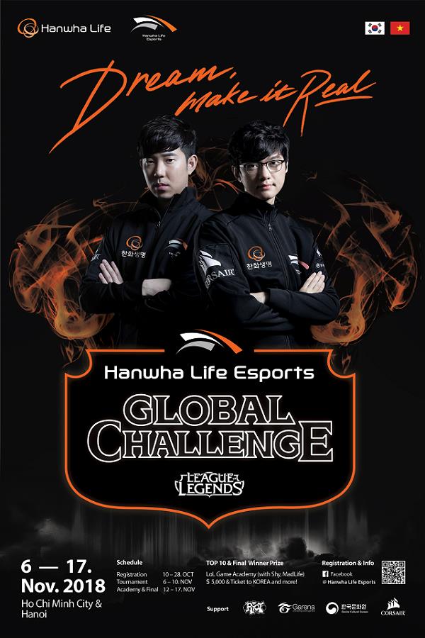Chiêu mộ thí sinh tham gia vòng loại cho Giải đấu E-sports toàn cầu Hanwha Life - Ảnh 1.