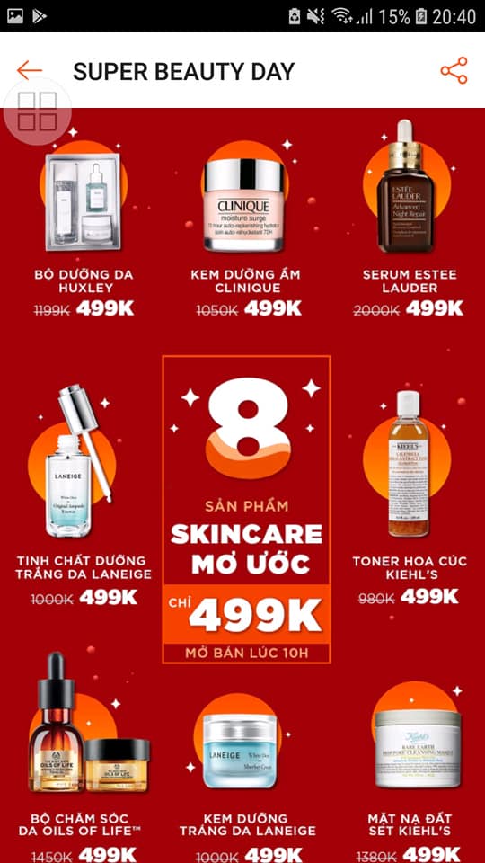 Mỹ phẩm high-end khuyến m&atilde;i khủng duy nhất trong Ng&agrave;y Hội Sắc Đẹp 9.10 tại Shopee - Ảnh 4.