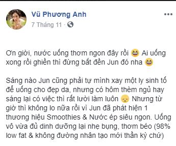 Sao Việt đua nhau khoe thức uống mới, ai nấy thần sắc tràn đầy năng lượng, rạng rỡ ngời ngời - Ảnh 2.