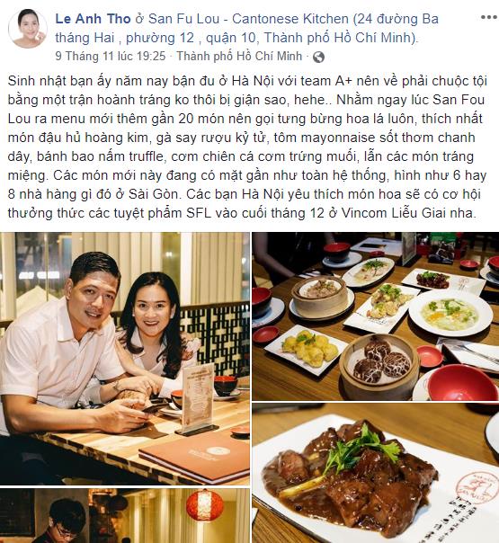 Phải đi c&ocirc;ng tác xa ngay đúng sinh nh&acirc;̣t Bình Minh, Anh Thơ gợi ý tips chu&ocirc;̣c l&ocirc;̃i với ch&ocirc;̀ng mà chị em có th&ecirc;̉ học hỏi! - Ảnh 1.