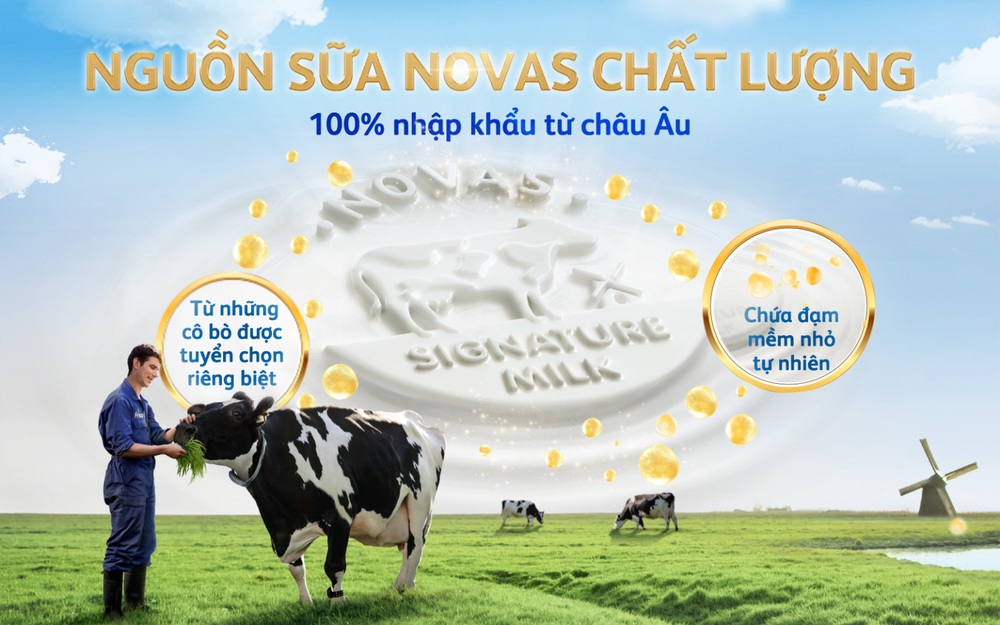 Friso Gold mới với nguồn sữa NOVAS 100% từ Châu Âu giúp bé dễ tiêu hóa - Ảnh 1.