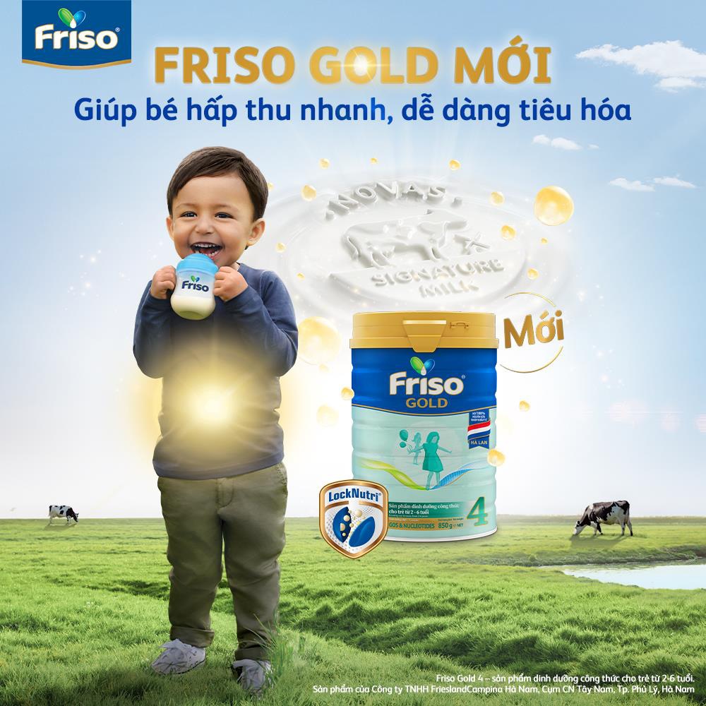 Friso Gold mới với nguồn sữa NOVAS 100% từ Châu Âu giúp bé dễ tiêu hóa - Ảnh 4.