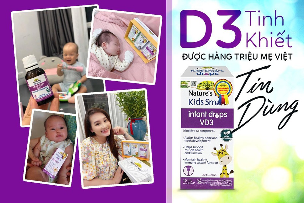 D3 cho trẻ sơ sinh – D3 tiêu chuẩn Organic từ Nature’s Way Australia - Ảnh 3.