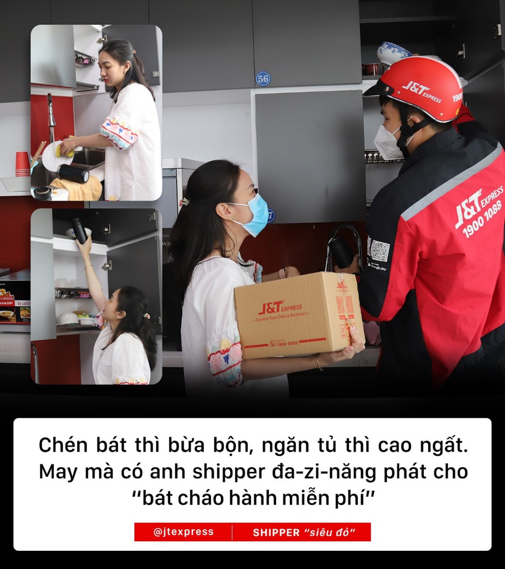 “Hơn xíu, Đỏ xíu” - Sự đáng yêu đến từ những anh shipper - Ảnh 1.