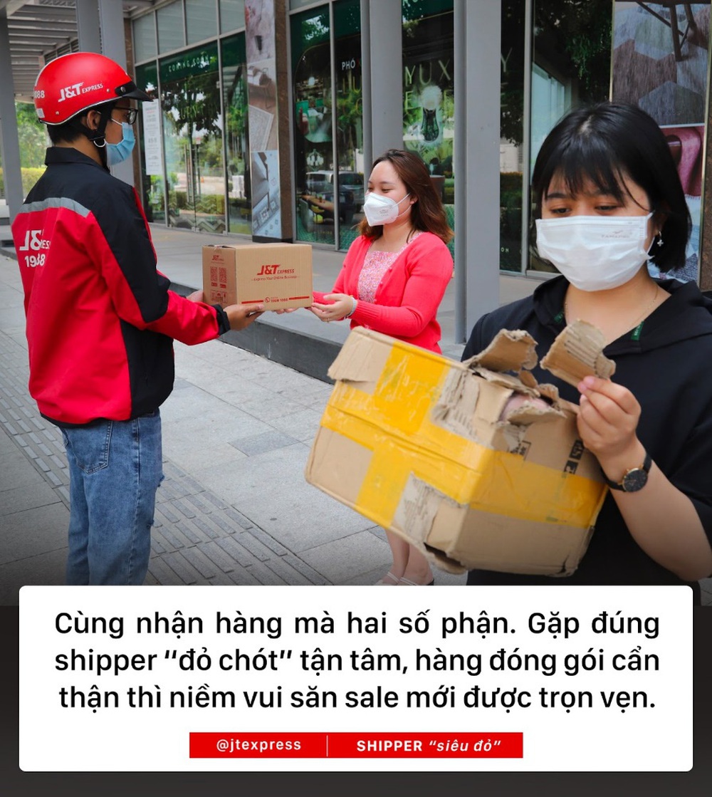 “Hơn xíu, Đỏ xíu” - Sự đáng yêu đến từ những anh shipper - Ảnh 3.