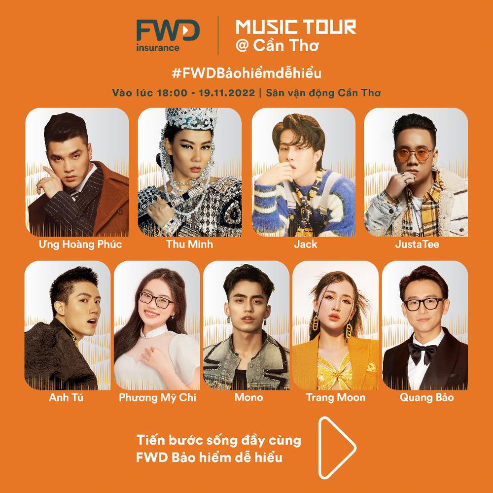 Những phần trình diễn đáng mong chờ tại sân khấu FWD Music Tour Cần Thơ - Ảnh 1.