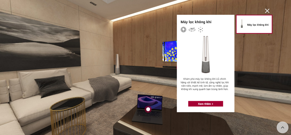 LG virtual showroom: Không gian trải nghiệm ảo độc đáo định hình phong cách sống hiện đại - Ảnh 2.