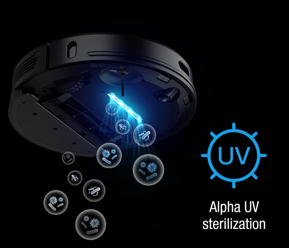 Robot hút bụi Viomi Alpha UV S9: Diệt khuẩn bằng tia UV, an toàn để sử dụng - Ảnh 1.