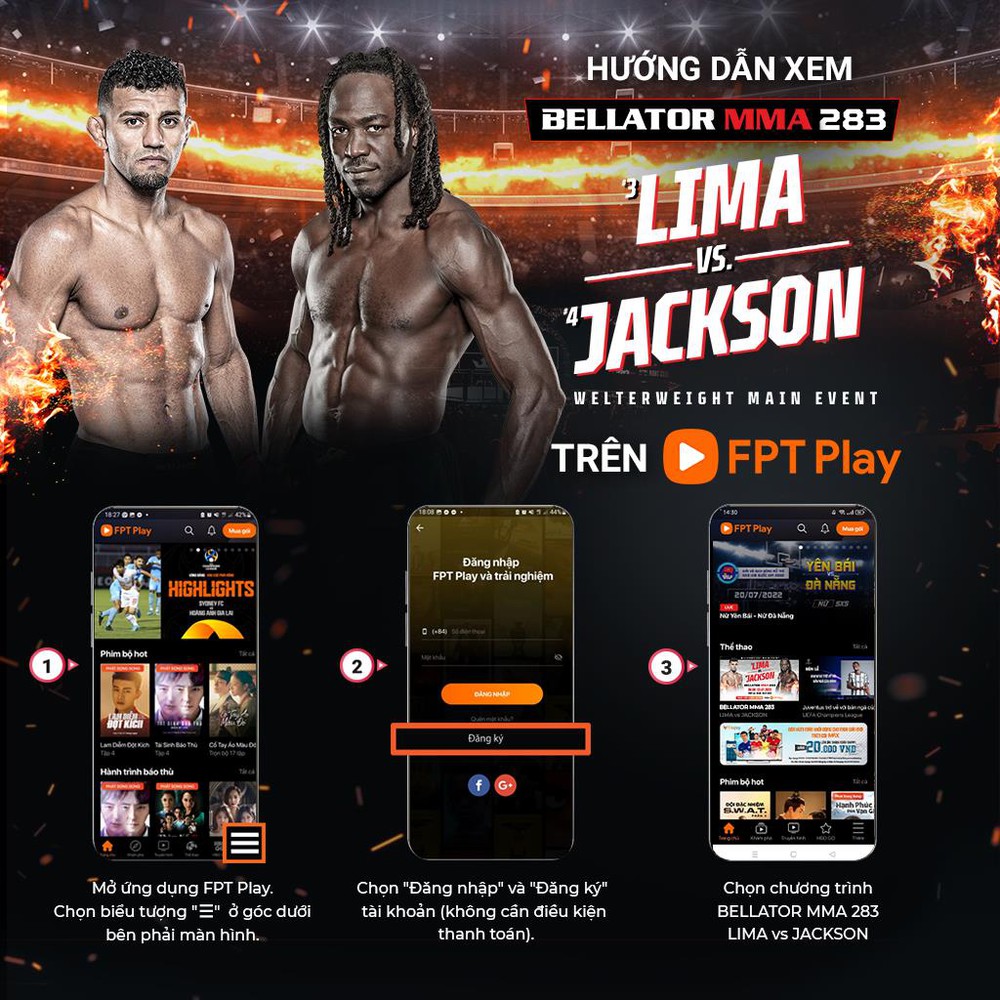 FPT Play trực tiếp và trọn vẹn sự kiện võ thuật đỉnh cao Bellator MMA 283 - Ảnh 3.