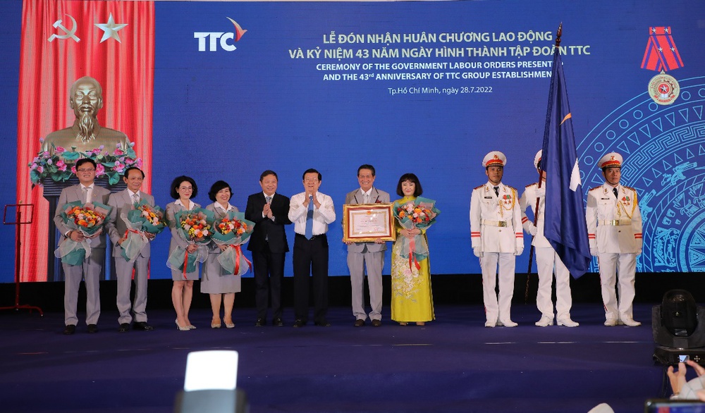 Tập đoàn TTC đón nhận Huân chương Lao động - Ảnh 1.