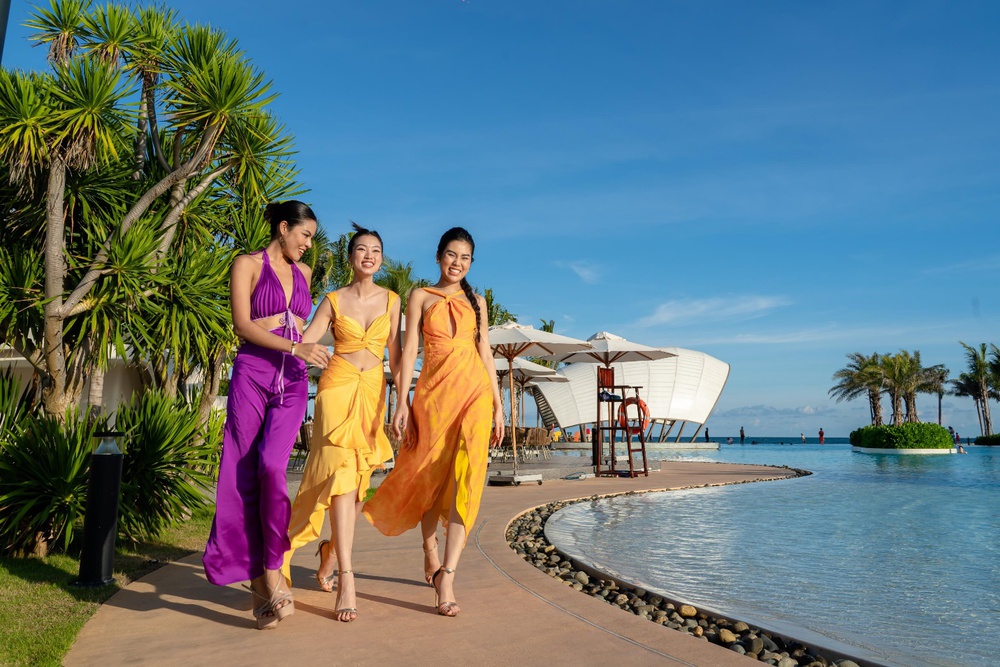 Sống khỏe, sống thời thượng c&ugrave;ng top 3 Miss Fitness Vietnam 2022 tại NovaWorld Ho Tram - Ảnh 3.