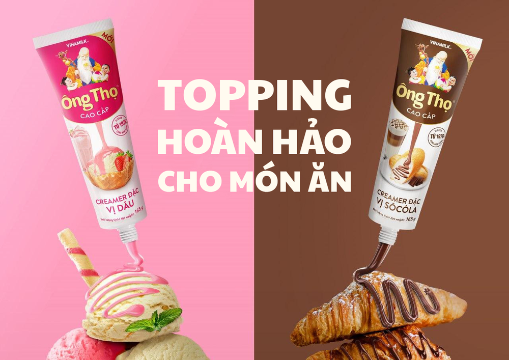 Ông Thọ sáng tạo đổi mới với dòng sản phẩm topping từ sữa vị Sô cô la & Dâu - Ảnh 1.